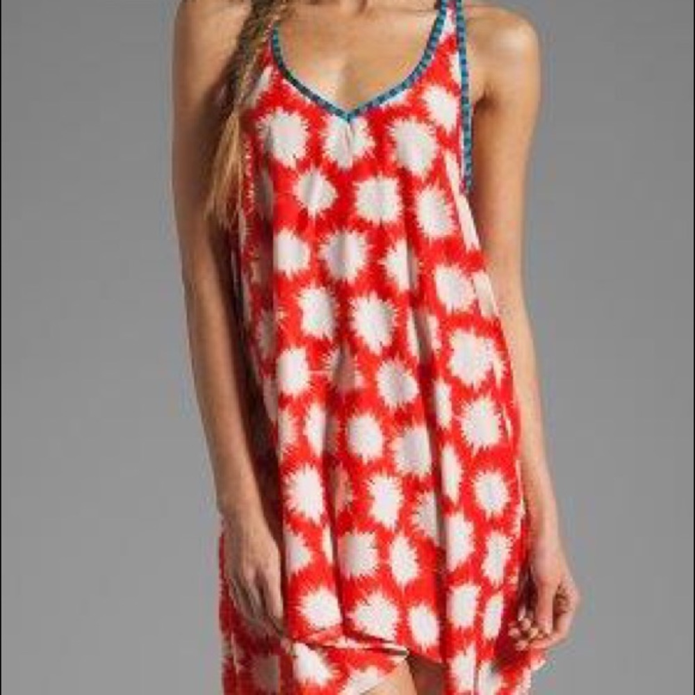 Marc By Marc Jacobs Red and White Swim Cover-Up
